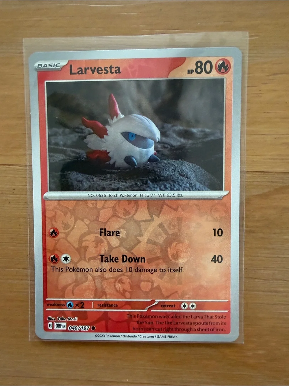 Larvesta & Volcarona Evolution Lot | 4 Pokémon Cards | Reverse Holo ✨5/$25✨